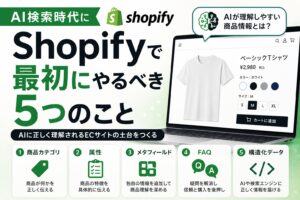 AI検索時代にShopifyで最初にやるべき5つのこと